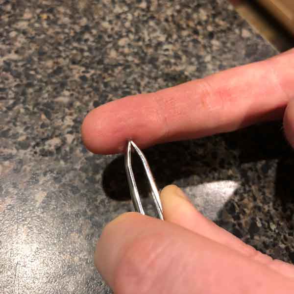 an okay method for removing bristles